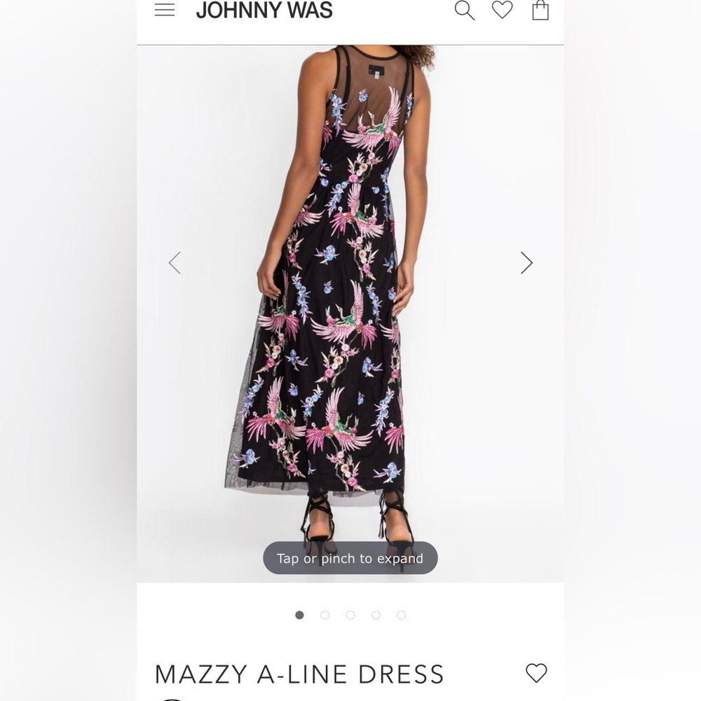 Johnny Was Mazzy A-Line Dress Biya L - Picture 7 of 7